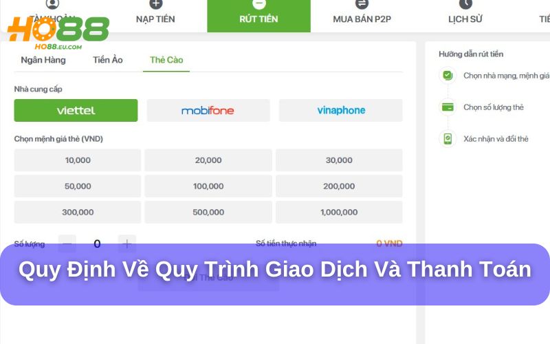 Giao dịch và thanh toán cần tuân thủ đúng quy trình Giao dịch và thanh toán cần tuân thủ đúng quy trình